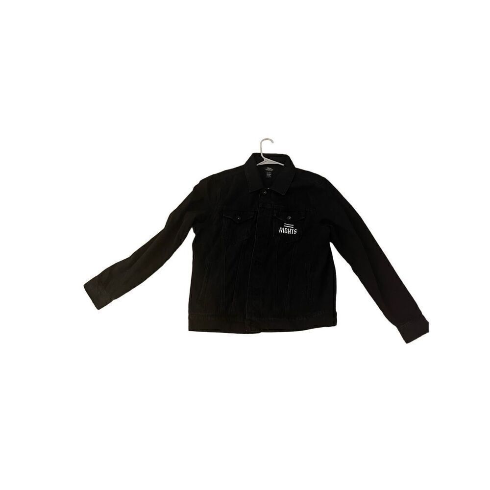 Denim jean jacket- social collision